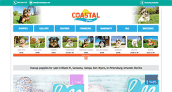 Desktop Screenshot of coastalpups.com